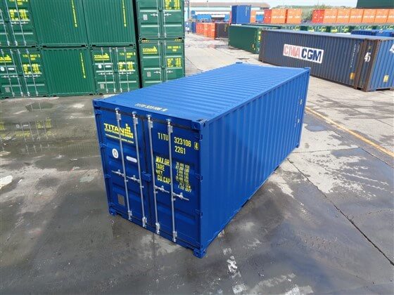 20ft Blue Container - TITAN Containers